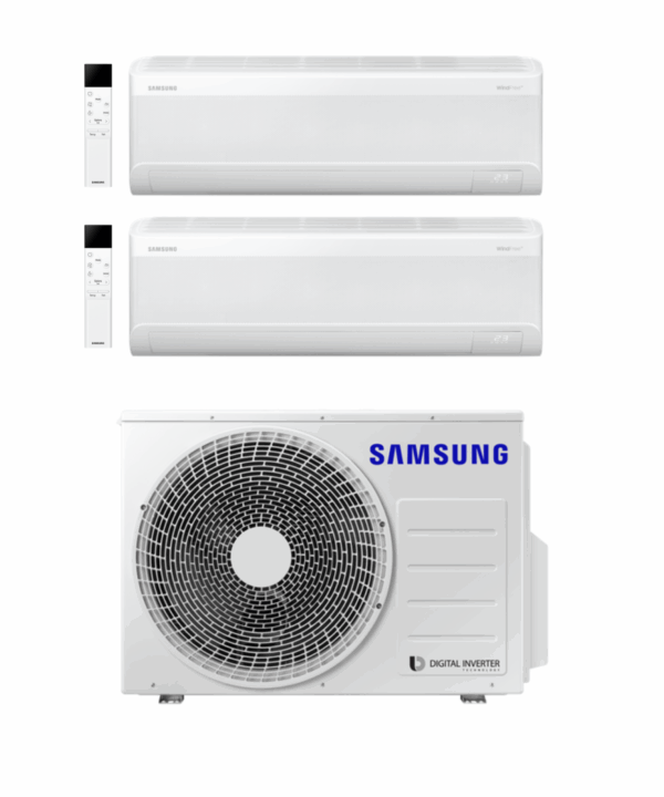 CLIMATIZZATORE CONDIZIONATORE SAMSUNG Inverter WINDFREE AVANT S2 9000+12000 BTU (AR09TXEAAWKNEU+AR12TXEAAWKNEU) / AJ040TXJ2KG7 R32 - WIFI INCLUSO