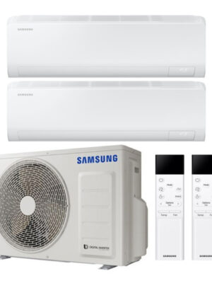 SAMSUNG CEBU S2 UNITÀ ESTERNA AJ040TXJ2KG UNITÀ INTERNA AR50F09C1AHN+AR50F12C1AHN 9000+12000 BTU - WIFI INCLUSO